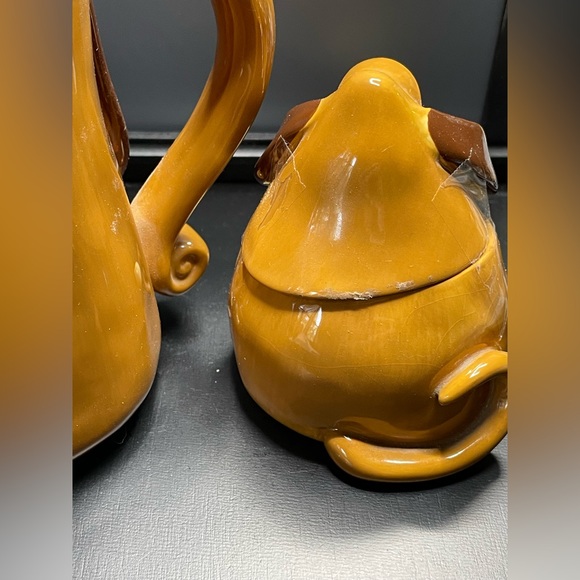 Douglas By Russ Berrie Dog Coffee Mug & 2 Jars Trinket Sugar Tea Anthropomorphic - Picture 6 of 11
